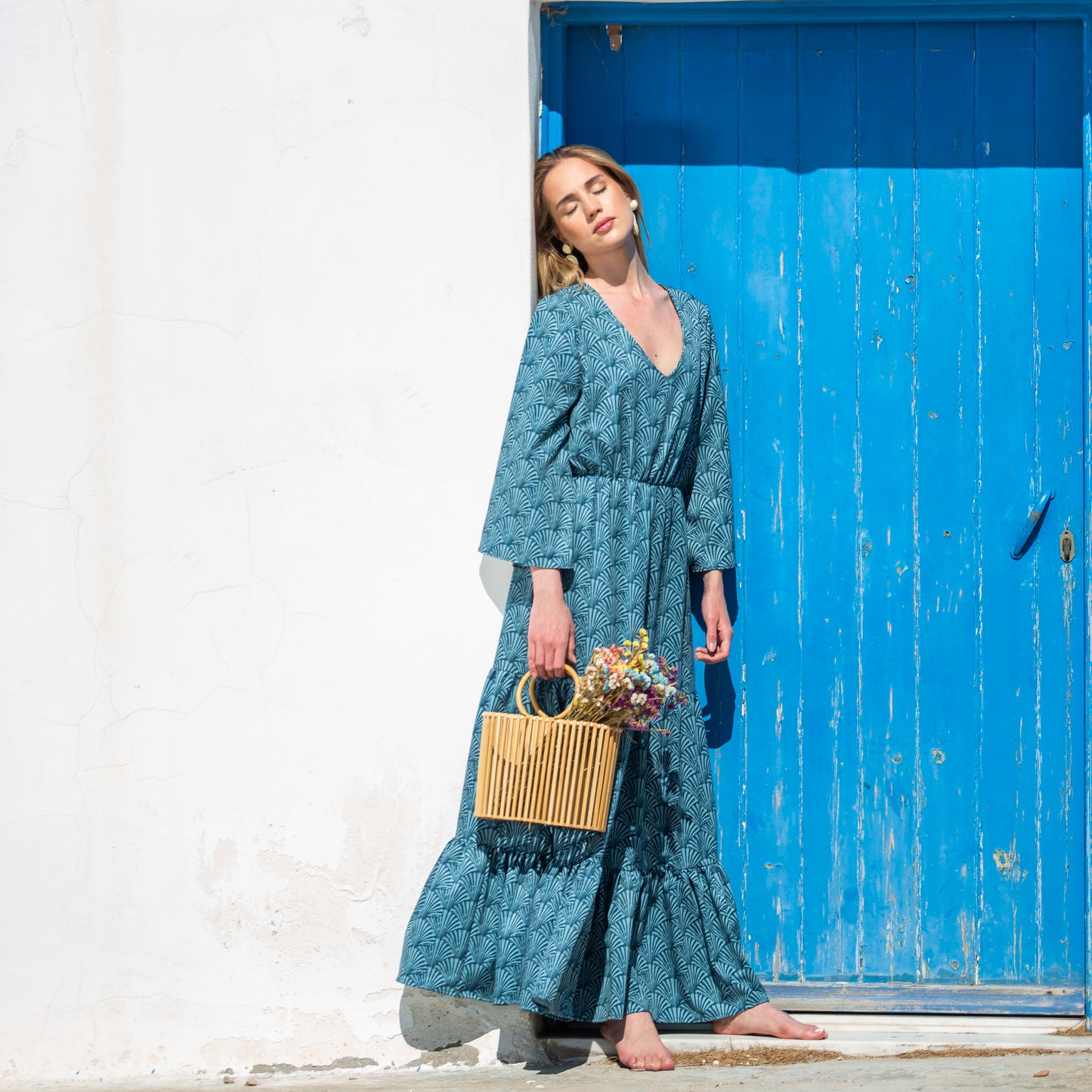 GEORGIA MAXI DRESS SHELLS